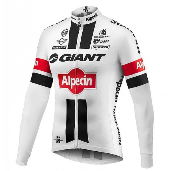 2016 Giant Alpecin TDF Ausgabe Weiß Radtrikot Langarm Radtrikot Kaufen