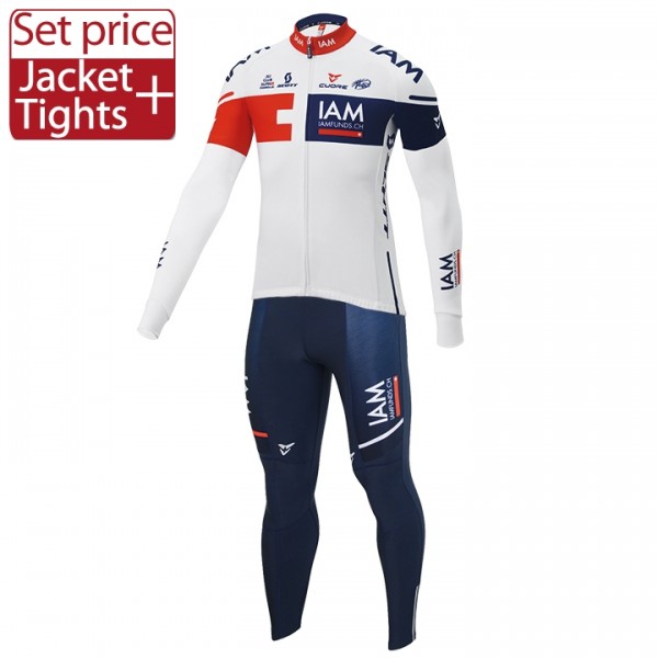 2016 Team IAM Fahrradbekleidung Satz Fahrradtrikot Langarm Trikot und Lange Radhose Radtrikot Kaufen
