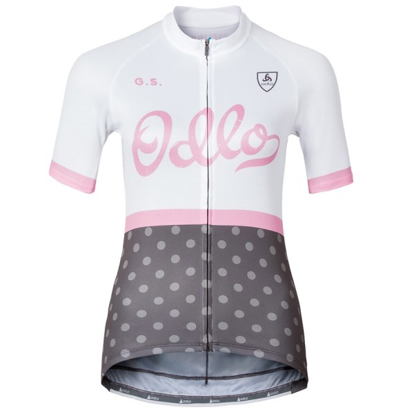 2016 Odlo Ride Damen Weiß Fahrradbekleidung Kurzarm Radtrikot Radtrikot Kaufen