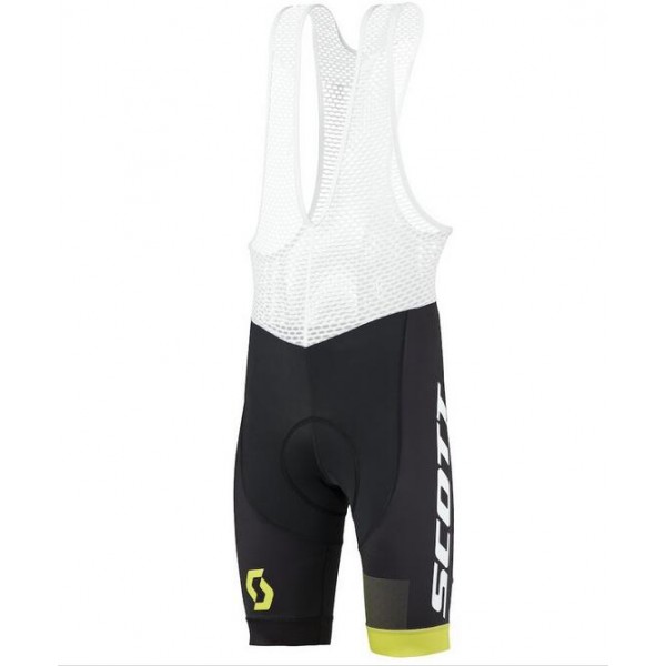 2016 Scott RC schwarz gelb Kurz Trägerhose Radtrikot Kaufen