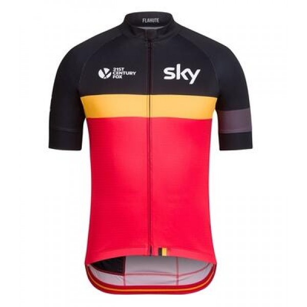 2016 SKY Belgium Radtrikot Kurzarm Radtrikot Kaufen