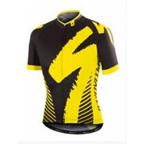 2016 Specialized Comp Racing Ss jaune Radtrikot Kurzarm Radtrikot Kaufen