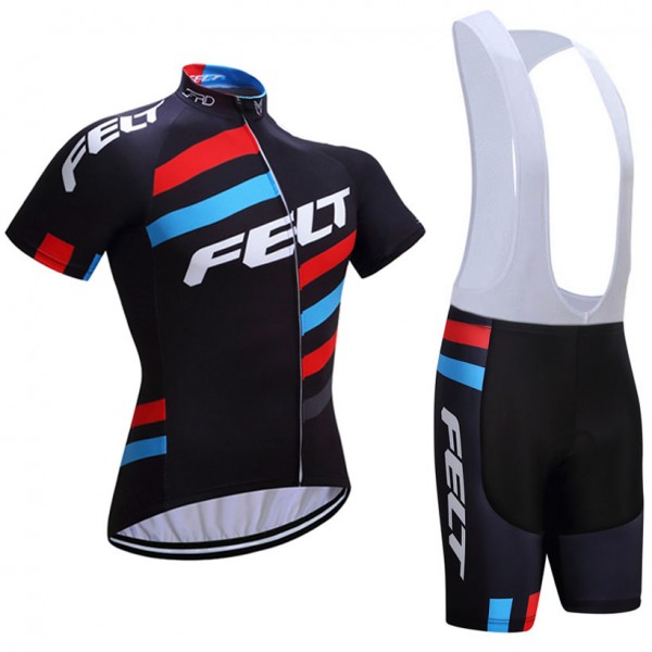 2017 Felt Fahrradbekleidung Satz Radtrikot Kurzarm+Kurz Trägerhose Weiß Radtrikot Kaufen