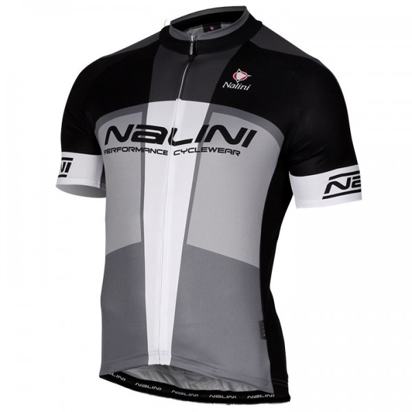 2017 Nalini PRO Artico Schwarz-Gris Radtrikot Kurzarm Radtrikot Kaufen