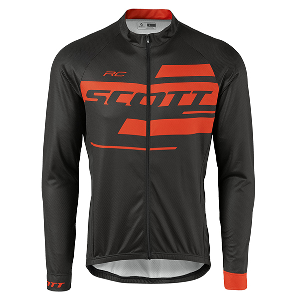 2017 Scott Rc Schwarz-Rot Radtrikot Langarm Radtrikot Kaufen