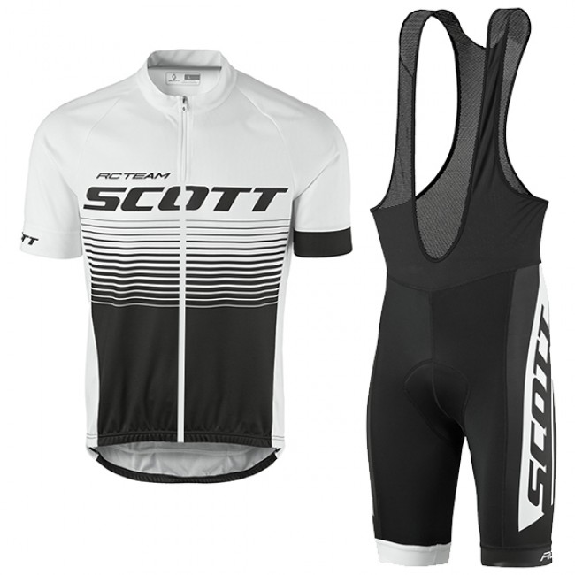 2017 Scott Rc Weiß Schwarz Fahrradbekleidung Satz Radtrikot Kurzarm+Kurz Trägerhose Radtrikot Kaufen 2017 Scott Rc Weiß Schwarz Fahrradbekleidung Satz Radtrikot Kurzarm+Kurz Trägerhose Radtrikot Kaufen