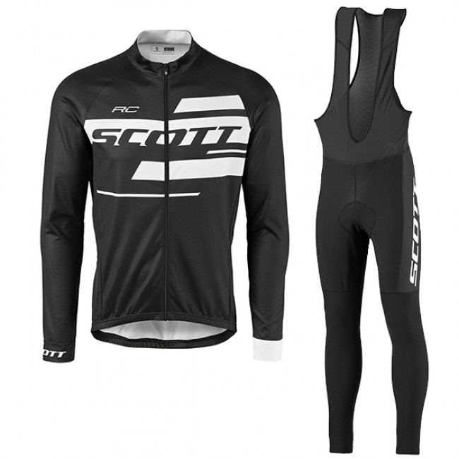 2017 Scott Rc Schwarz-Weiß Fahrradbekleidung Satz Radtrikot Langarm+Lang Trägerhose Radtrikot Kaufen 2017 Scott Rc Schwarz-Weiß Fahrradbekleidung Satz Radtrikot Langarm+Lang Trägerhose Radtrikot Kaufen