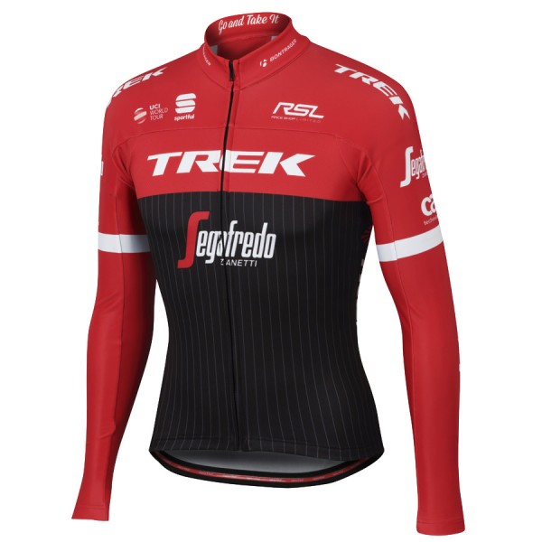 Trek Segafredo Pro 2017 Rot Radtrikot Langarm Radtrikot Kaufen