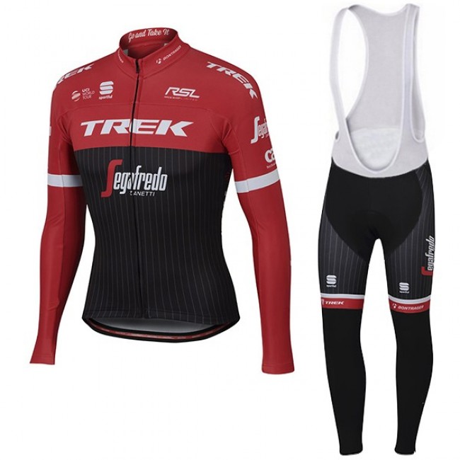 Trek Segafredo Pro 2017 Rot Fahrradbekleidung Satz Radtrikot Langarm+Lang Trägerhose Radtrikot Kaufen Trek Segafredo Pro 2017 Rot Fahrradbekleidung Satz Radtrikot Langarm+Lang Trägerhose Radtrikot Kaufen